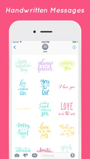 Handwritten Stickers for iMessage(圖3)-速報App