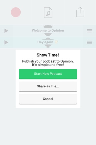 Opinion Podcasts – Record Edit screenshot 4