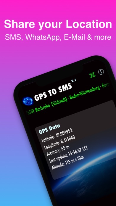 GPS to SMS 2 Screenshots