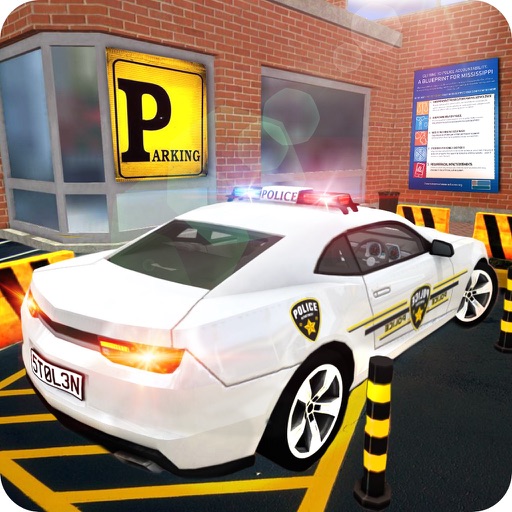 Police Car Parking Sim 2018 icon