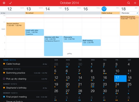 Fantastical 2 for iPad screenshot 2