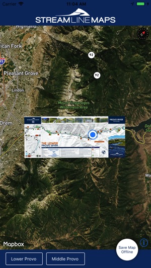 Streamline Maps - Provo River