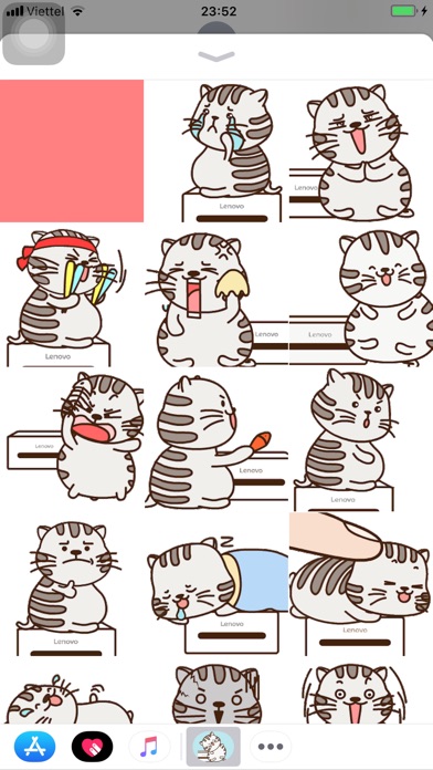 Cat Animated Emojis Stickers screenshot 2