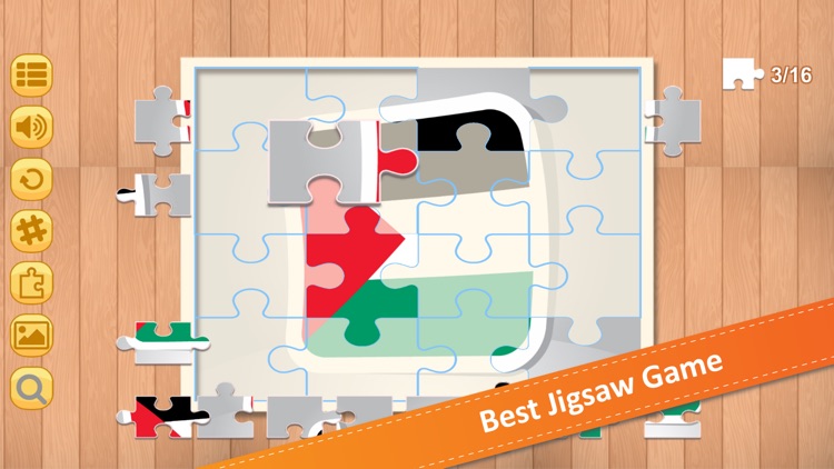 Jigsaw Puzzle National Flag SZ