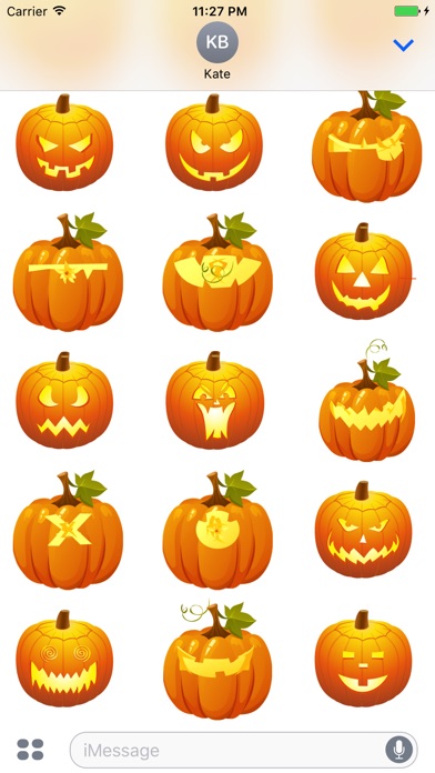 Pumpkins Halloween Stickers screenshot 4