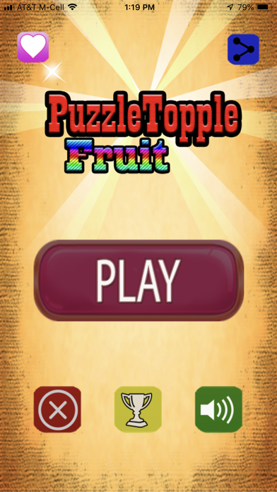 PuzzleTopple Fruit screenshot 2