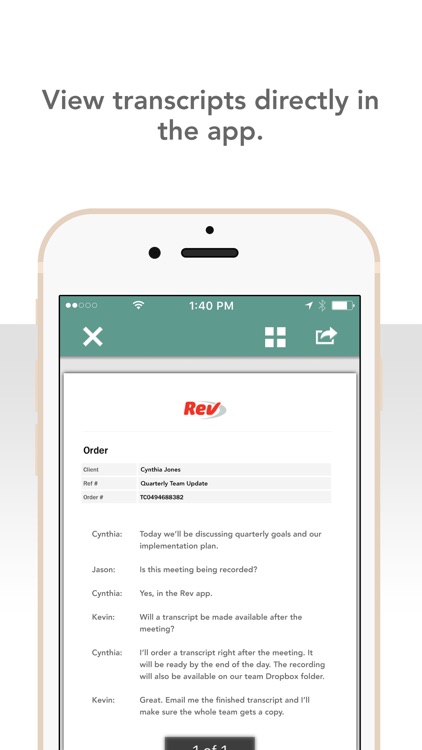 Rev Voice Recorder: Audio Transcription