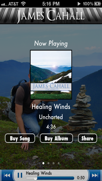 How to cancel & delete James Cahall - New Age Piano from iphone & ipad 2