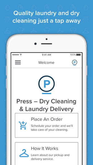 Press – Dry Cleaning & Laundry Delivery(圖1)-速報App