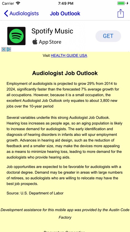 Health Guide USA HealthCareers screenshot-3