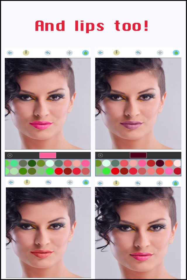 Hair & Lip Color Changer screenshot 2