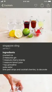 the photo cookbook – cocktails iphone screenshot 2