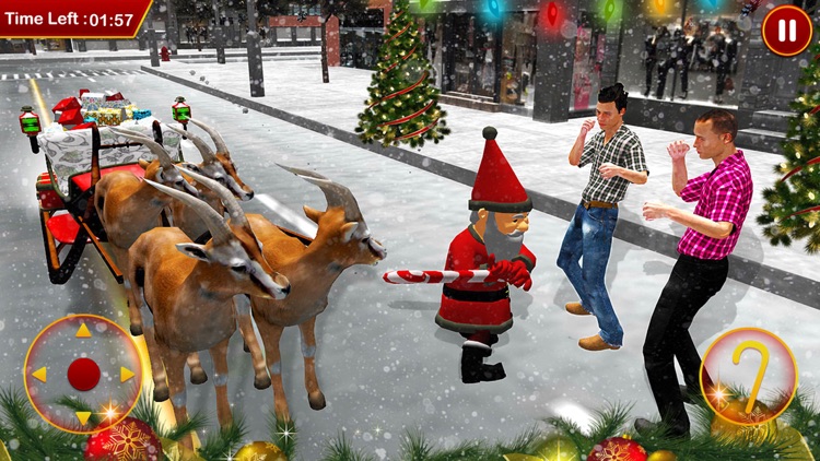 Christmas Santa gift runner 3D