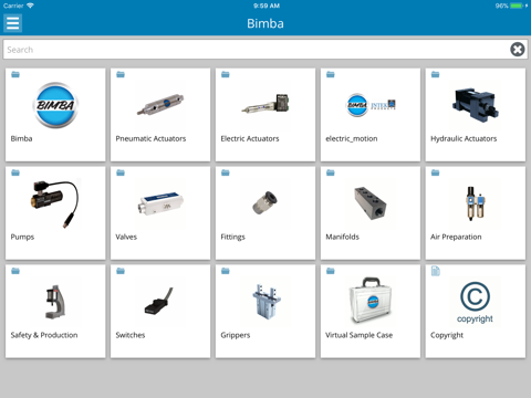 Bimba CAD Catalogs