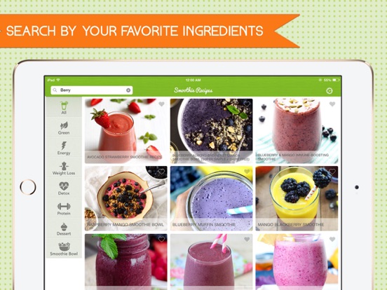 Smoothie Recipes Pro - Get healthy and lose weight with ease screenshot