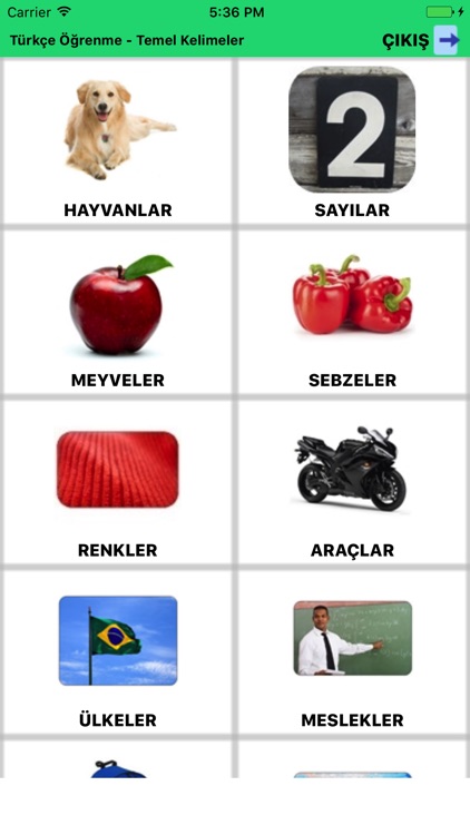 Learning Turkish - Basic Words