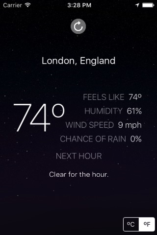 Outside - weather at a glance screenshot 3