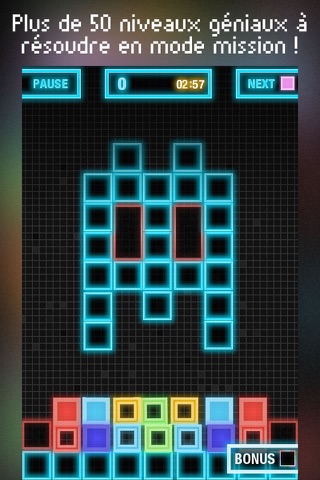 Light Fields Block puzzle Glow screenshot 3