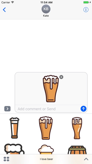 Love beer stickers & emoji screenshot 2