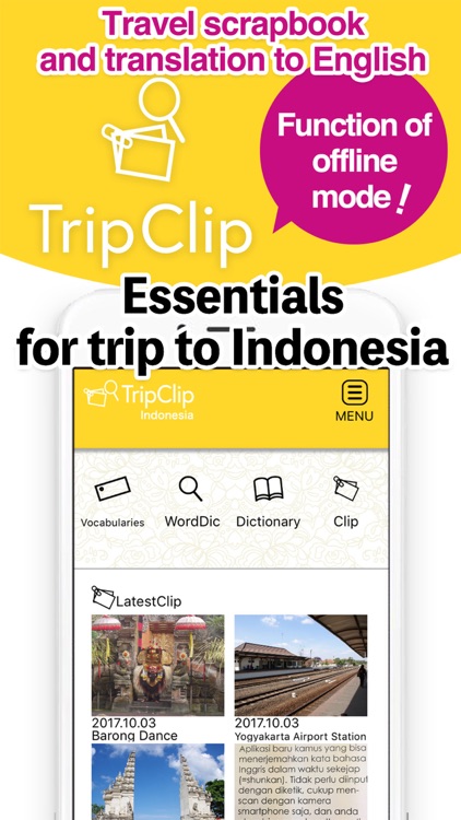 Indonesian&PhotoClip Trip Clip