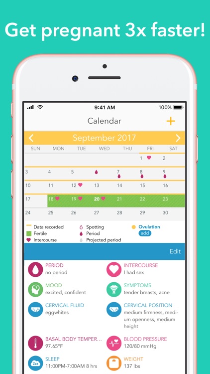 Ovia Fertility & Cycle Tracker