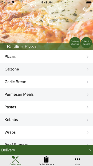 Basilico Pizza York screenshot 2