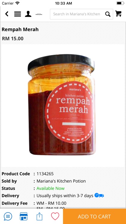 Mariana's Kitchen Potion