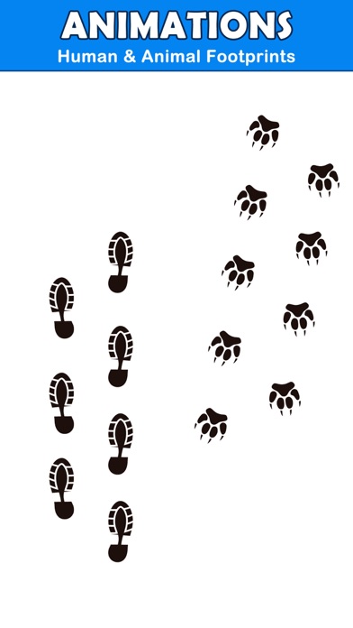 Animated Footprint Stickers screenshot 2