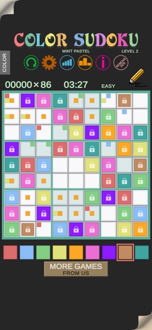 Color Sudoku Mint Pastel(圖2)-速報App