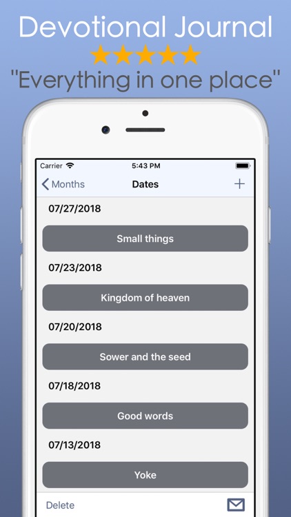 Prayer Notes - A Daily Journal