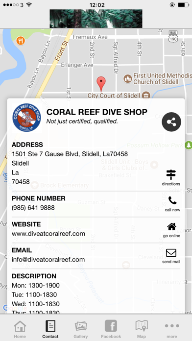 Coral Reef Dive Shop screenshot 2