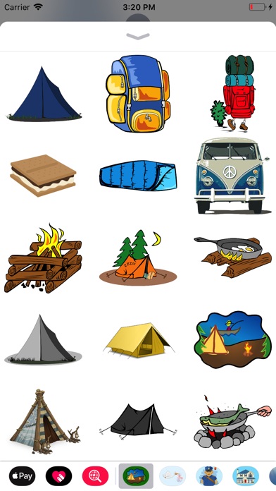 Hiking & Camping Stickers screenshot 3