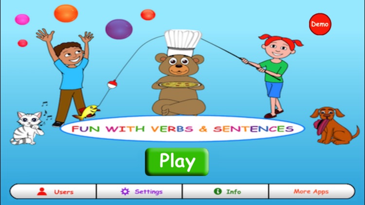 Fun with Verbs & Sentences screenshot-0