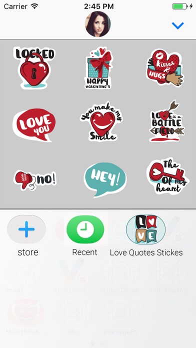 Love Quotes : Animated Sticker screenshot 4