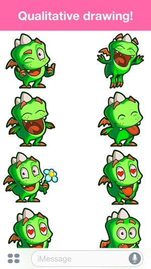 Droll Dragon - Cute stickers(圖2)-速報App