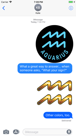 AQUARIUS Stickers