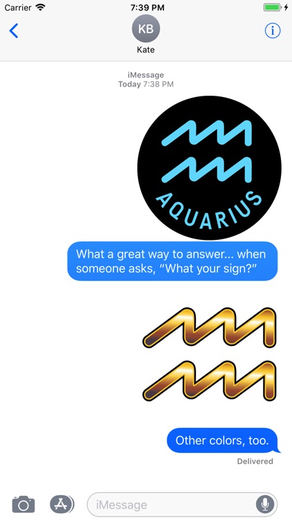 AQUARIUS Stickers