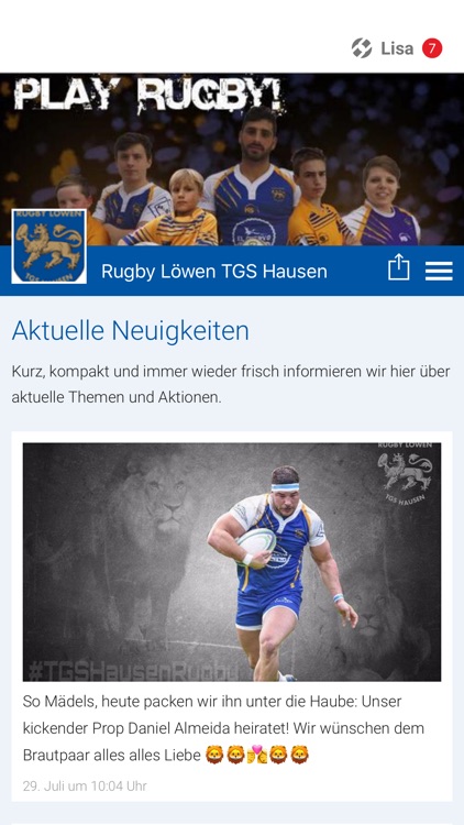 Rugby Löwen TGS Hausen