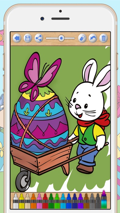 How to cancel & delete Easter Bunny Coloring Pages from iphone & ipad 1