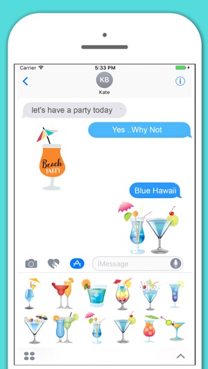 Blue Hawaii Fantasy Stickers(圖5)-速報App