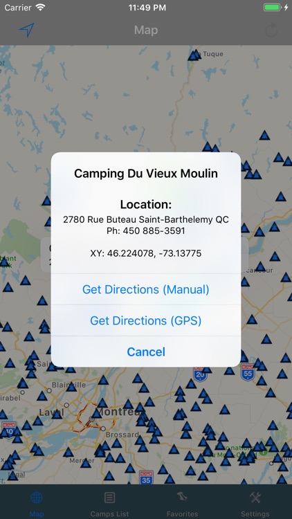 Quebec – Camping & RV spots