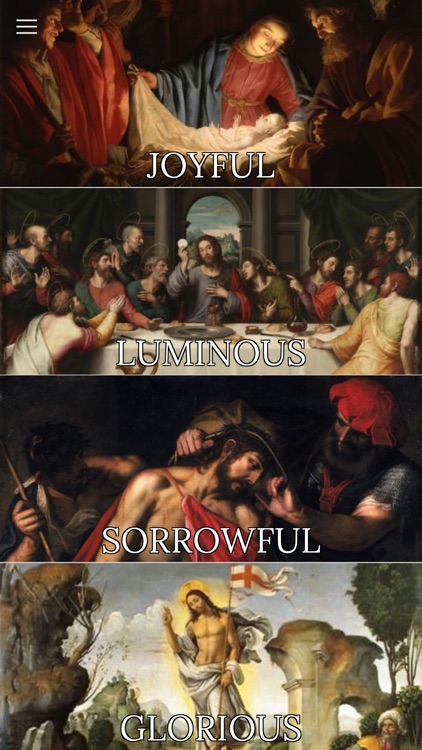 Contemplatio: Rosary on images