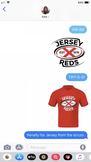 Jersey Reds Rugby Sticker Pack(圖2)-速報App