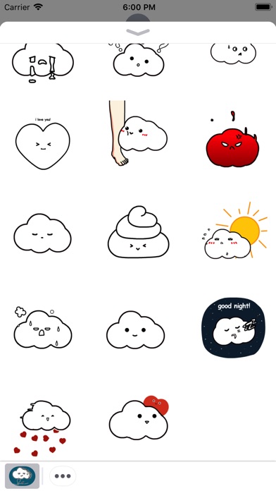Cloud Animated Stickers screenshot 2