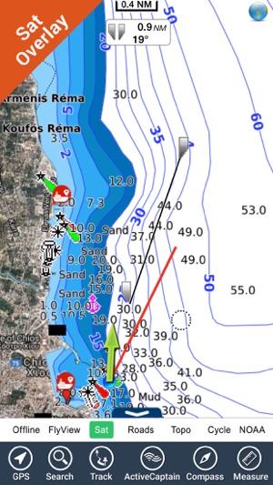 Marine: Aegean Sea (North) - GPS Map Navigator(圖1)-速報App