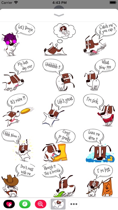 Cute Adorable Dogs Emojis Pack screenshot 2