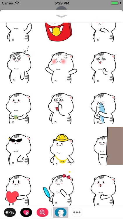 Funny Kitten Animated Stickers