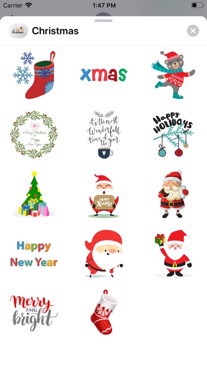 Christmas Stickers Countdown