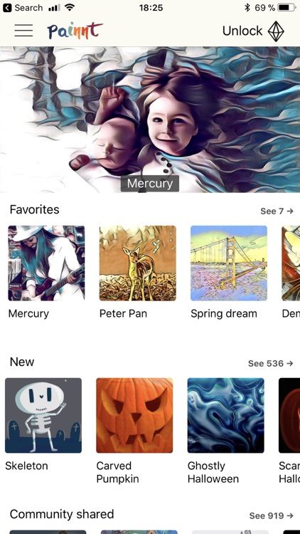 Painnt - Art & Cartoon Filters screenshot-0