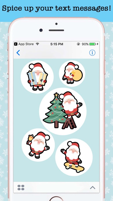 Christmas Santa Emoji Stickers screenshot 3